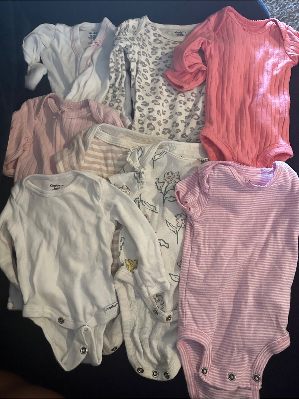 Baby girl onesies Bundle of 8 pieces!